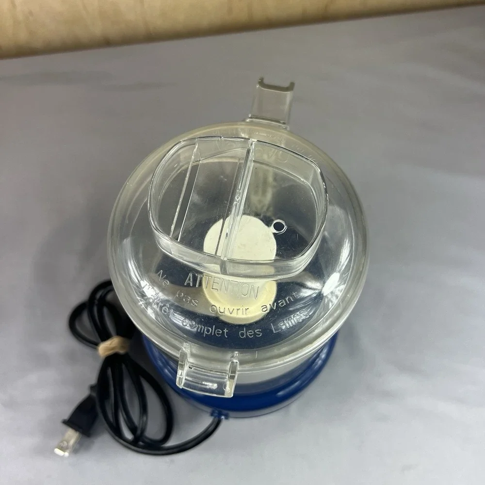 KitchenAid Chef's Chopper KFC3100 3 Cup Food Processor Blue Tested